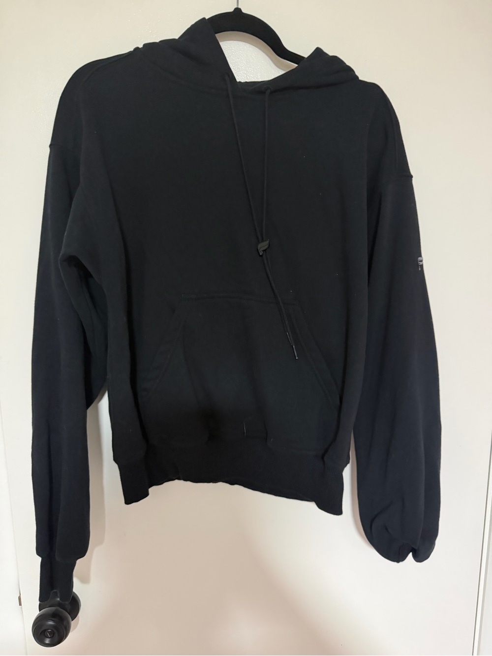 Women’s Black Hooded Pullover Sweater - Classic Casual